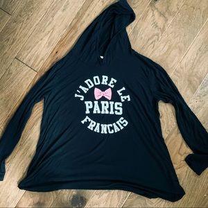 French Pastry Hooded Lightweight Sweater ✨ Size 2x